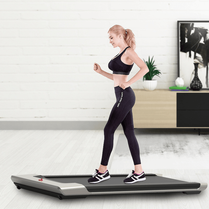 Bominfit T2 500W 42Cm Wide Tread Belt Treadmill 6 Modes Max Speed 6K/H App/Remote Control Electric Fitness Walkingpad Machine for Family Max Load 90Kg - MRSLM