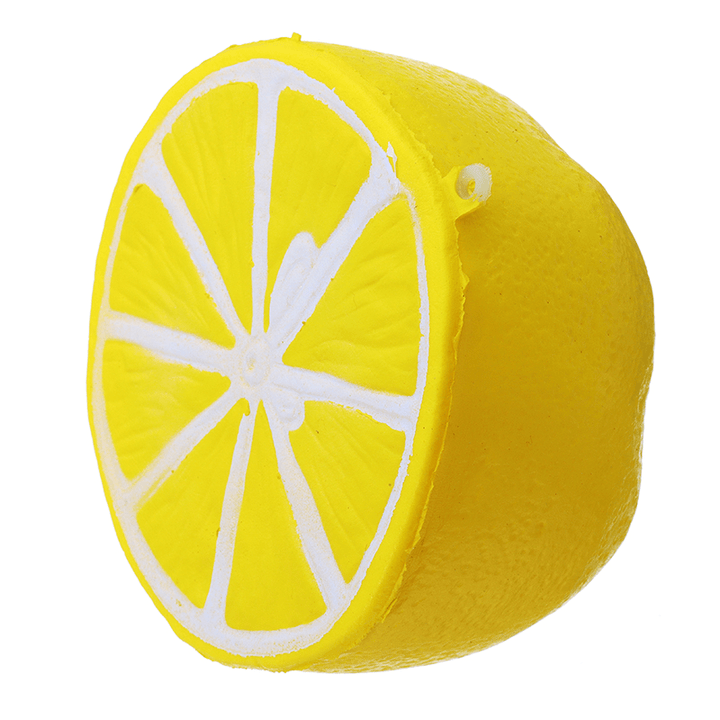 Squishy Half Lemon Soft Toy 10Cm Slow Rising with Original Packaging Birthday Festival Gift - MRSLM