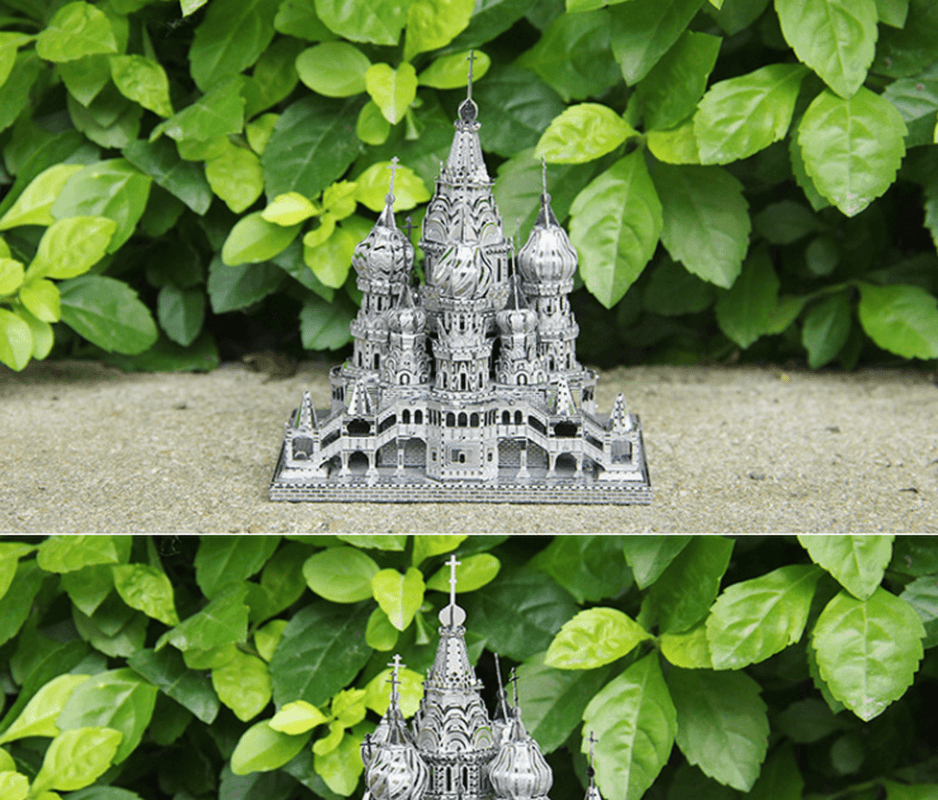 3D Metal Model Diy Jigsaw Puzzle of Basil'S Cathedral - MRSLM