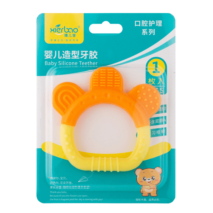 Silicone Fruit Teether, Cute Baby Teether, Cartoon Baby Teether - MRSLM