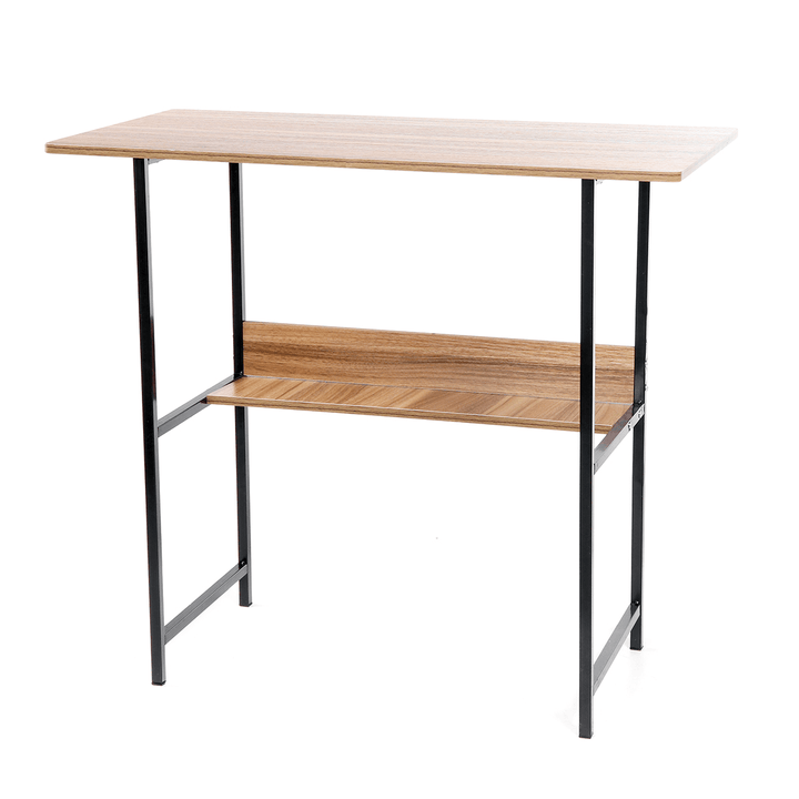 Double-Layer Computer Desk Desktop Household Economical Desk Student Writing Table for Home Office - MRSLM