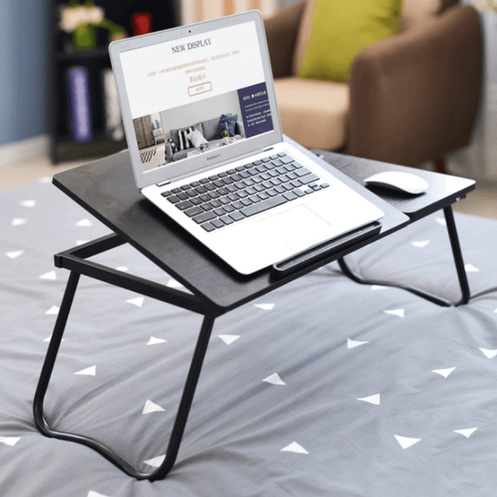 Foldable Laptop Stand Desk Lap Bed Table Tray Computer Portable Adjustable Height Table for Children Student Home - MRSLM