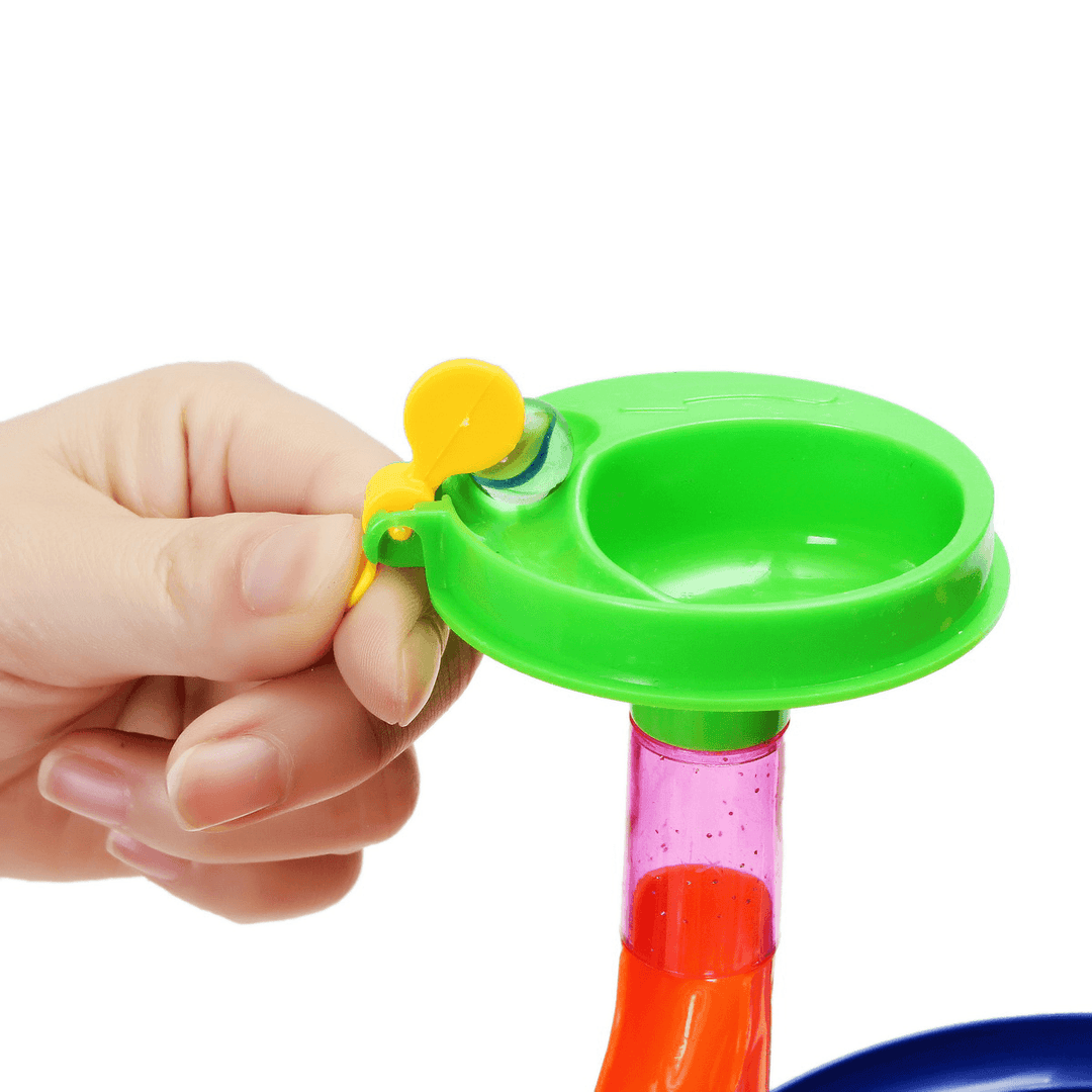 FUNTOK Kids DIY Track Ball Toy Building Blocks Intelligence Development Children Race Track Toys Gift for 3+Years Old - MRSLM