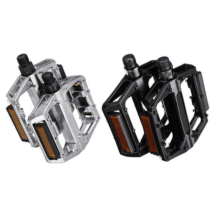 BIKIGHT 1 Pair Bicycle Mountain Bike Pedals Aluminum Alloy Platform DU Sealed Bearing MTB Bicycle Pedals Accessories - MRSLM