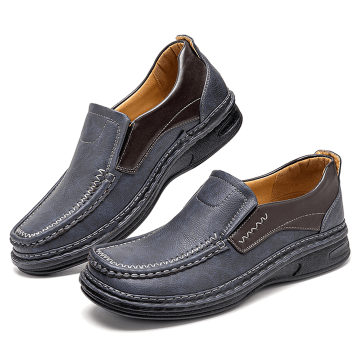 Men Slip-On Soft Sole Non Slip Wear Resistant Casual Shoes - MRSLM