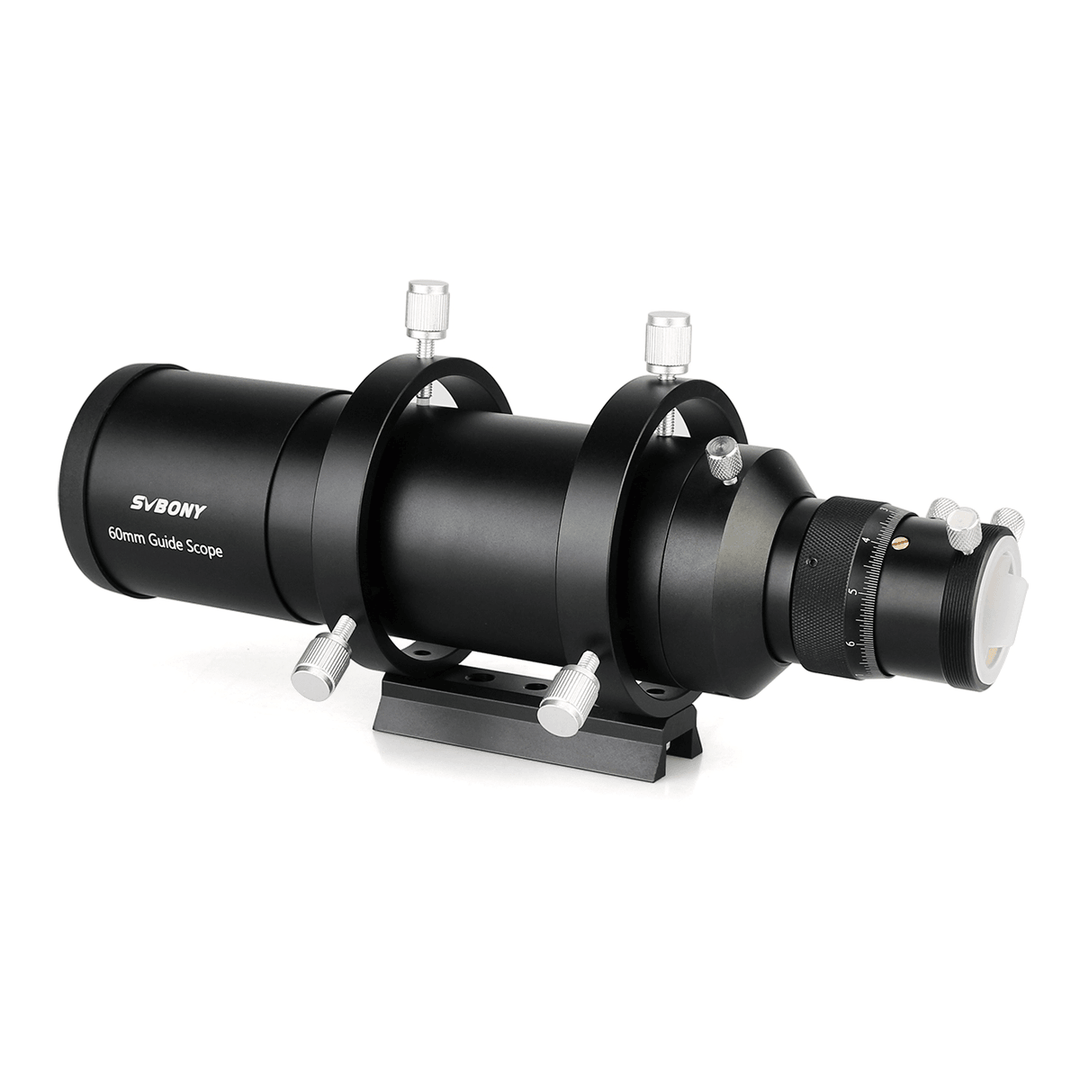 SVBONY 60Mm Multi-Use Guide Scope with Helical Focuser F4 Focal Ratio for CCD Astronomy Camera - MRSLM