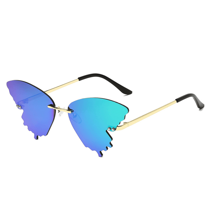 Sex Butterfly Sunglasses Men and Women Trend Colorful Street Shooting Ink - MRSLM