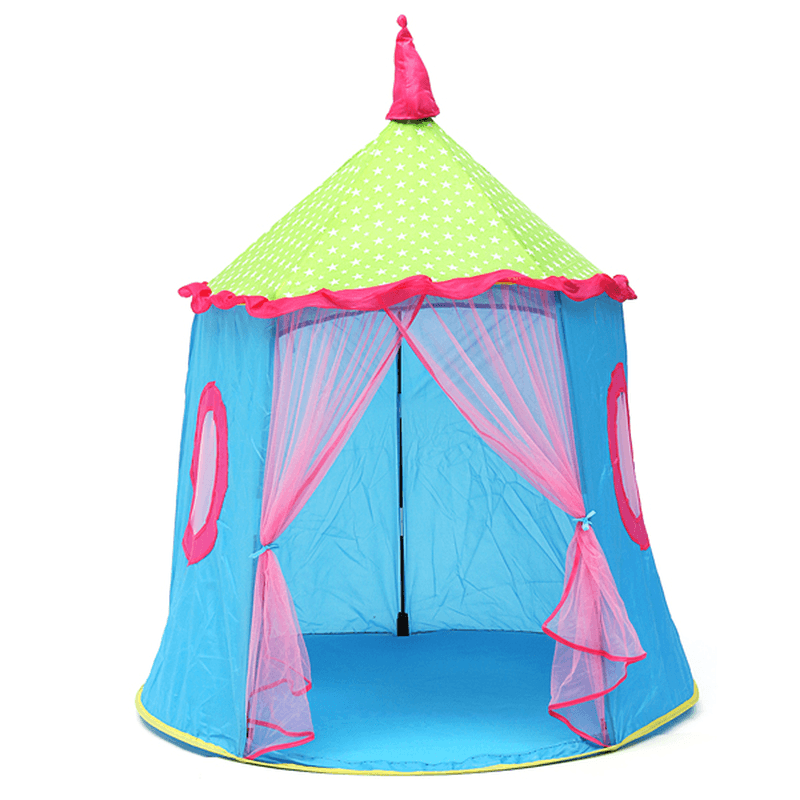 137 X 140CM Portable Princess Tent Indoor Outdoor Children Toy Mini Wigwam - MRSLM