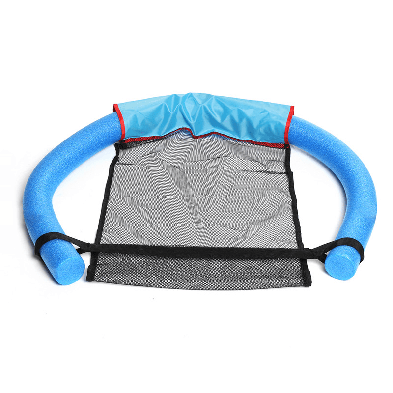 Summer Water Floating Chair Hammock Swimming Pool Seat Bed with Mesh Net Kickboard Lounge Chairs for Kid Adult Swimming Play Toys - MRSLM