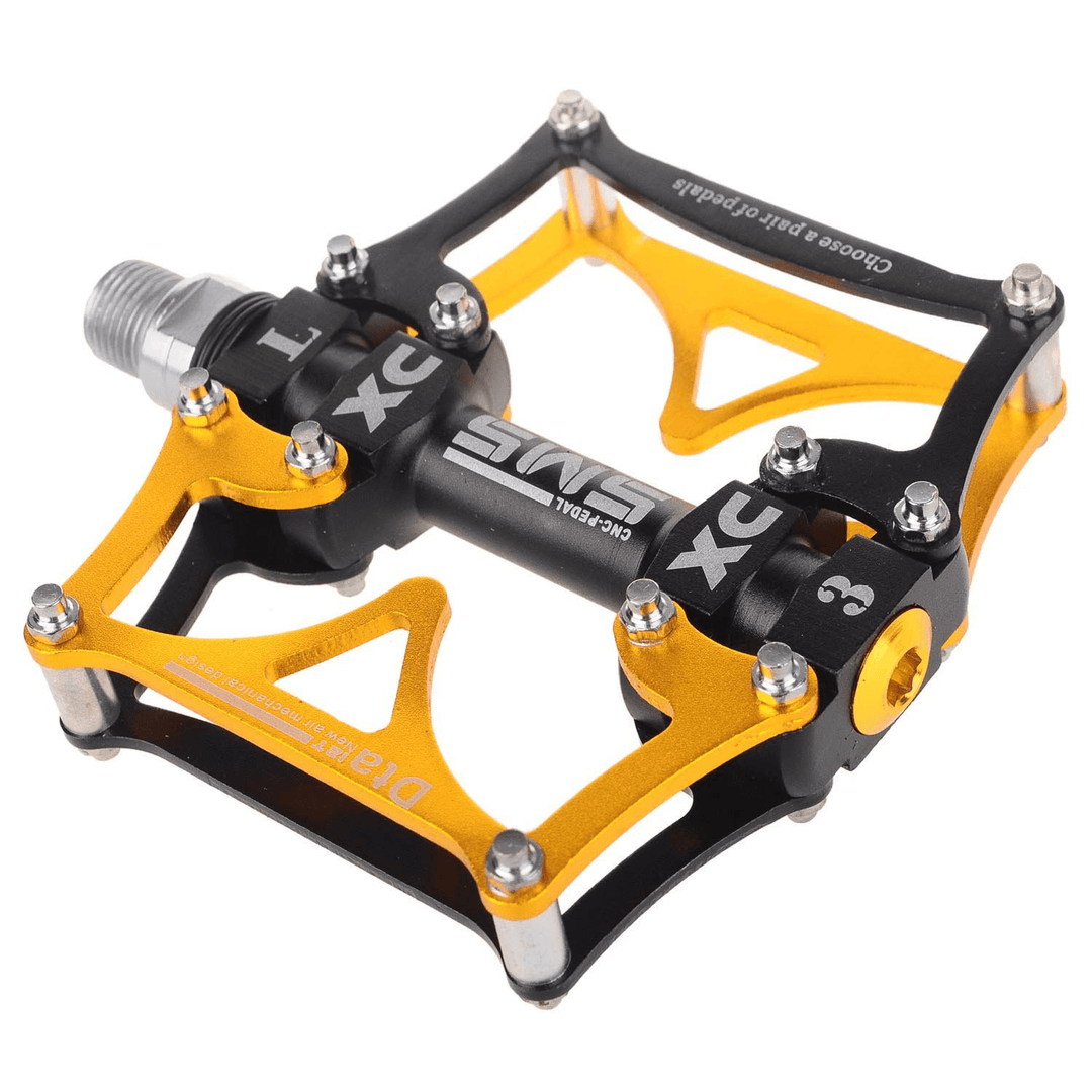 SHANMASHI Aluminum Alloy Bike Bicycle Pedal Ultralight Professional 3 Bearing Mountain Bike Pedal - MRSLM