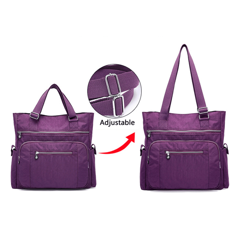 Nylon Shoulder Bag Multifunctional Messenger Diaper Bag for Women - MRSLM