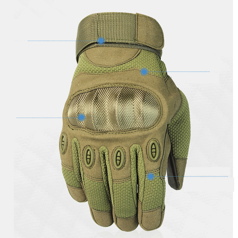 New Outdoor Tactical Gloves Taktische Handschuhe Gloves Bicycle Bike Motorcycle Gloves Riding Non-Slip Gloves Touch Screen Protective Gloves - MRSLM