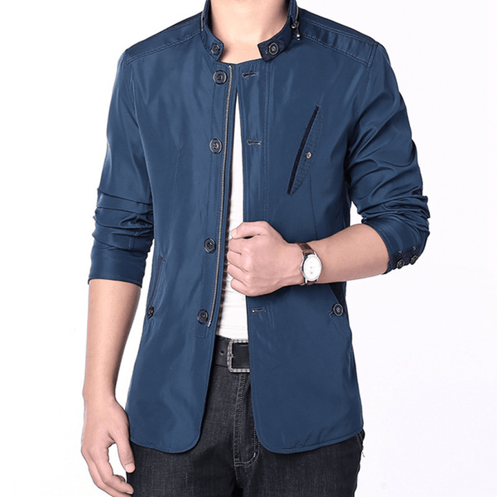 Mens Casual Business Fashion Jacket - MRSLM