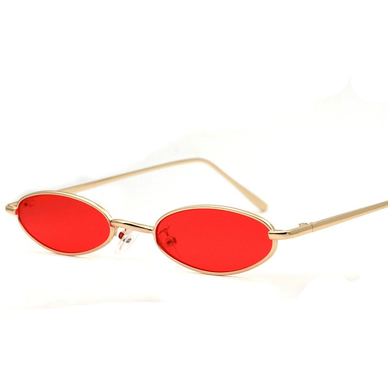 Trendy New Sunglasses Small Frame Oval Sunglasses Fashion Trendy Individual Capsule Sunglasses - MRSLM