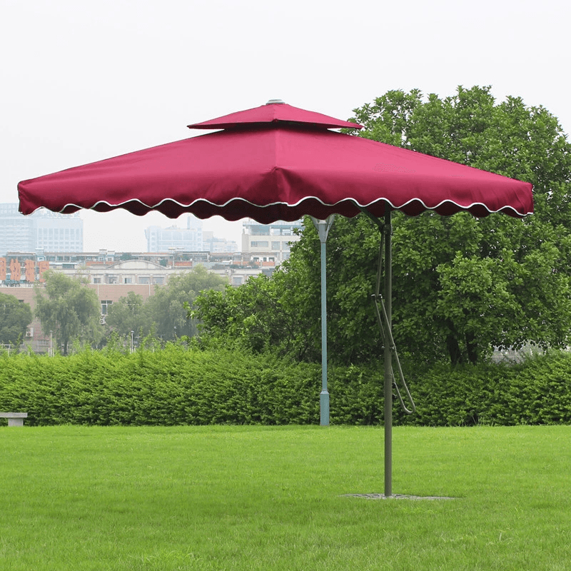 Outdoor Large Awning Sunshade Sun Umbrella Shelter Garden Yard Booth UV Proof Sun Shading - MRSLM