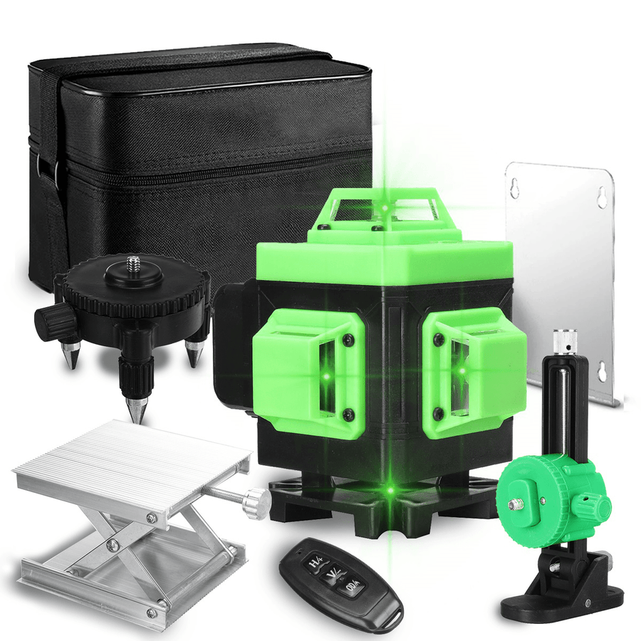 8/12/16 Line 360° Green Light Laser Level Horizontal Vertical Cross Measuring - MRSLM