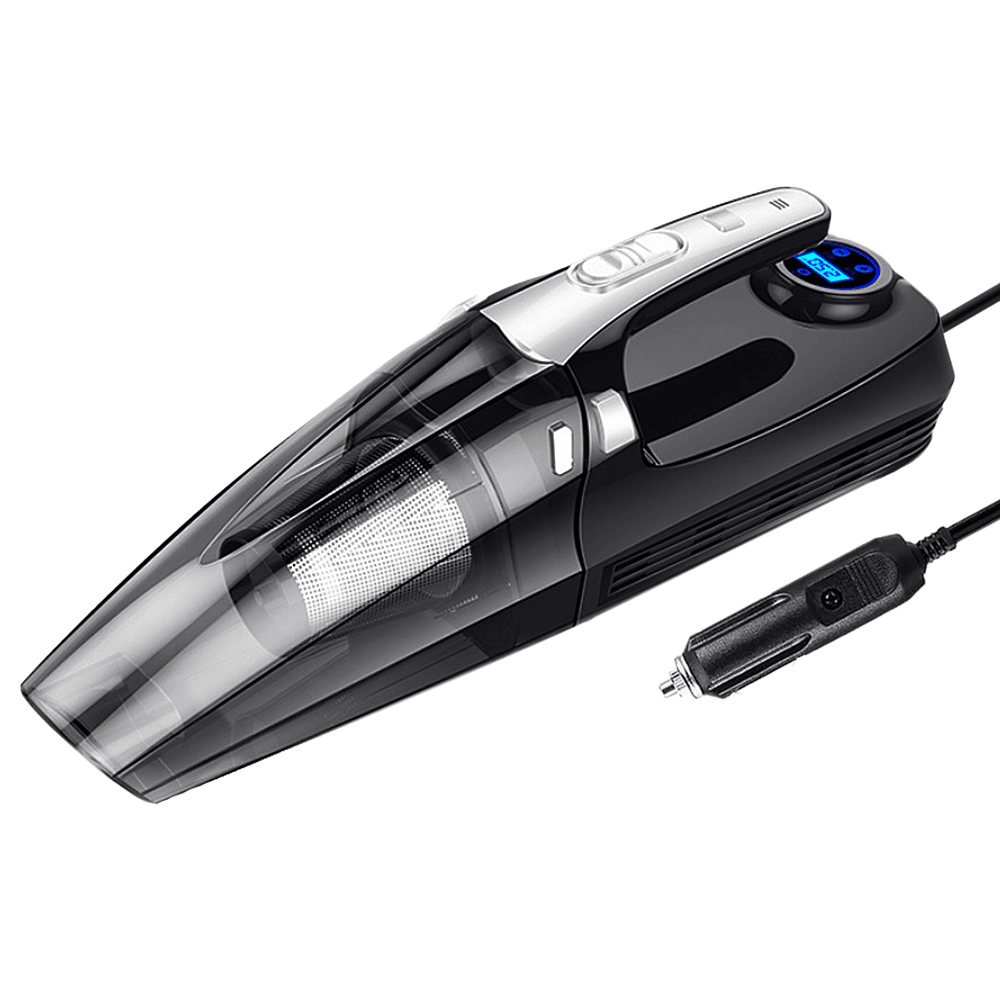 AUGIENB 4 in 1 Handheld Vacuum Cleaner 120W Car/Home with Smart Digital & Tire Inflate - MRSLM