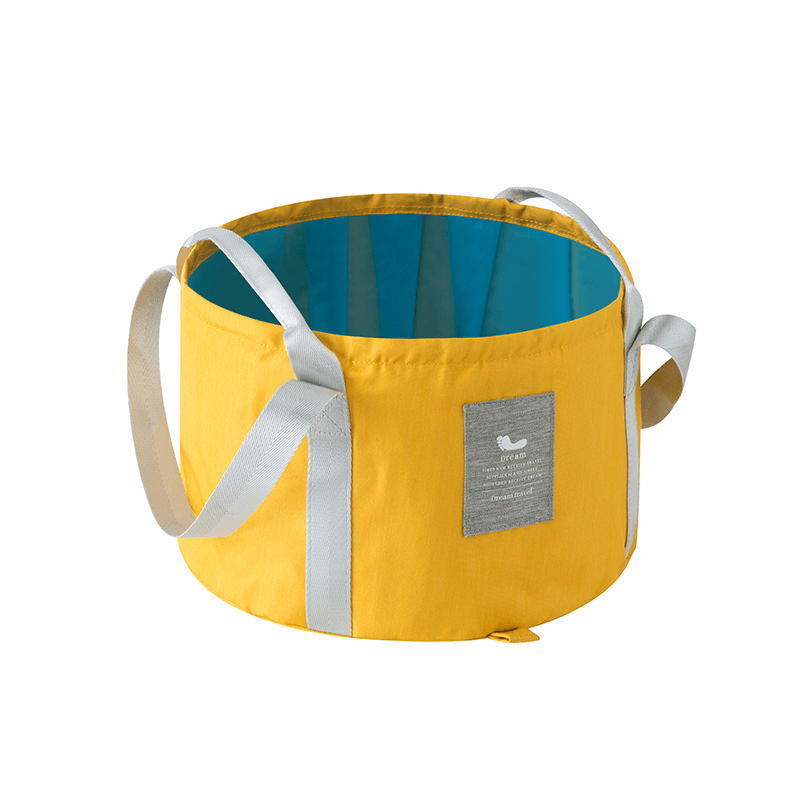 Ipree® 13.2L Folding Basin Bucket Portable Washbasin Camping Travel Washing Bucket Bag - MRSLM