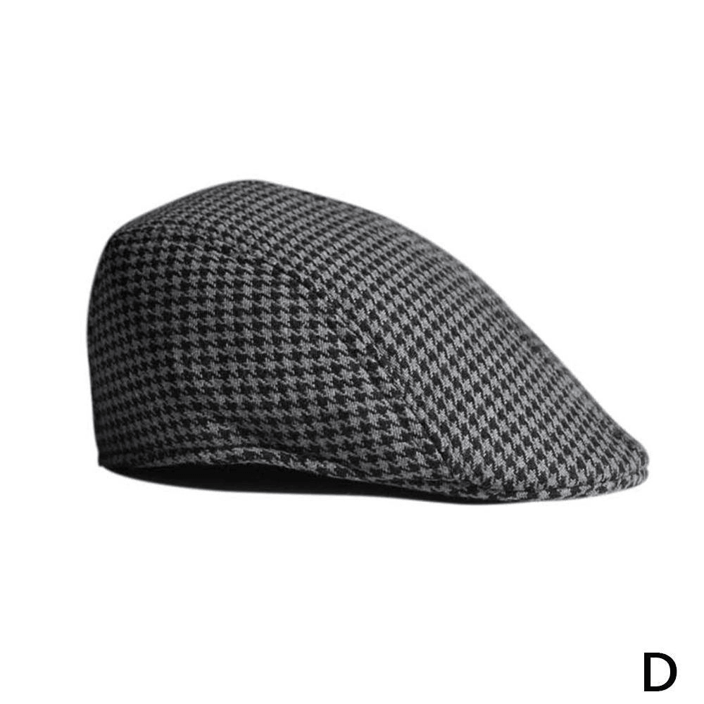 Grid Parent-Child Woolen Beret Casual Houndstooth Hat - MRSLM