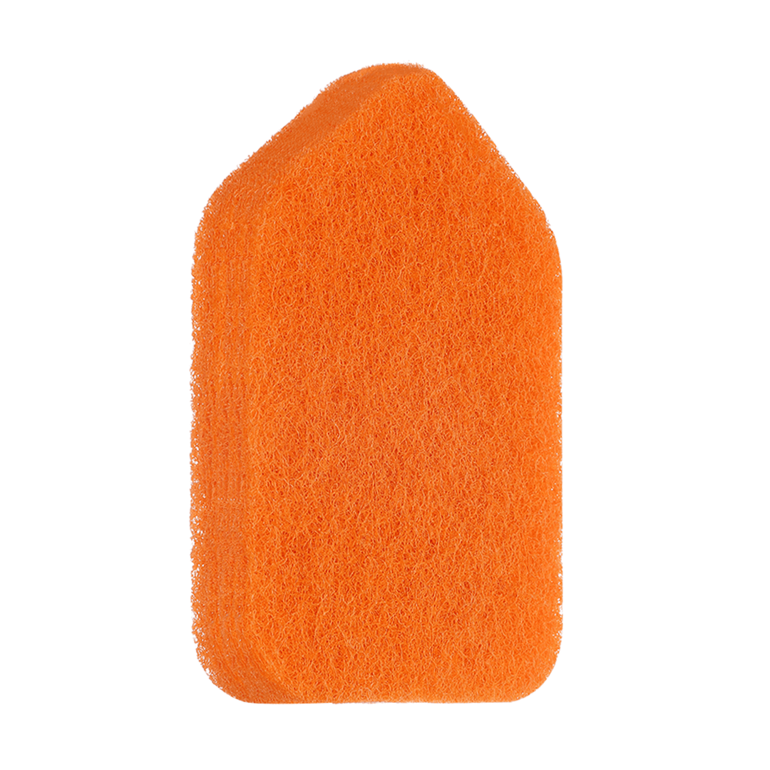 2PCS Orange Spare Washer Triangular Brush Head Bathub Scrubber Refill - MRSLM