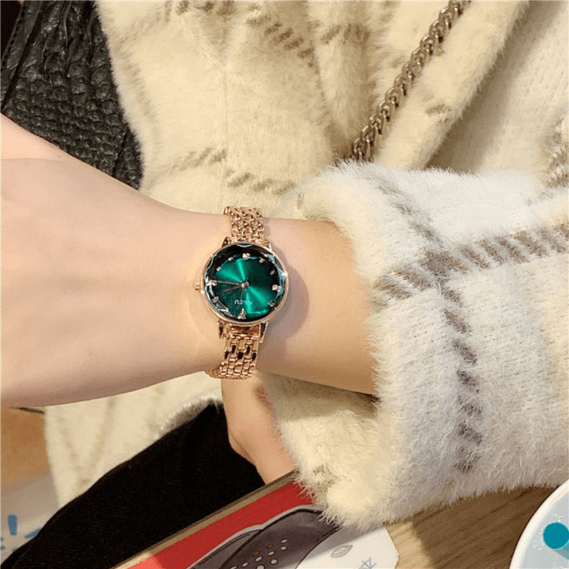 JY060 Fashion Elegant Design Luxury Crystal Alloy Strap Ladies Bracelet Wristwatches Quartz Watch - MRSLM