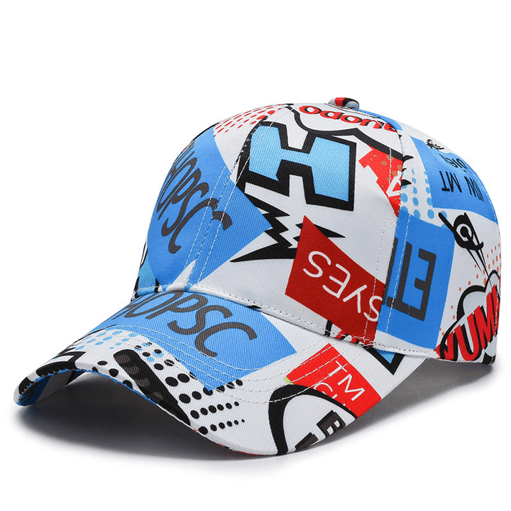 Hat Men and Women Trend Print Element Baseball Cap - MRSLM