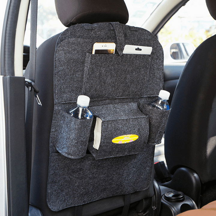 Auto Car Seat Back Hanging Multi-Pocket Storage Bag Organizer Holder Car Storage Box - MRSLM