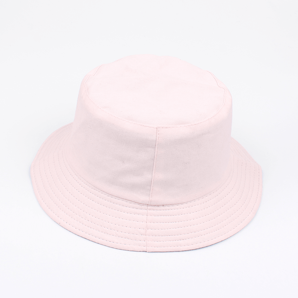 Women Solid Color Foldable Casual Fisherman Hat - MRSLM