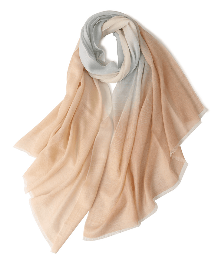 Gradient Color Matching Sunscreen Long Shawl in Stock - MRSLM