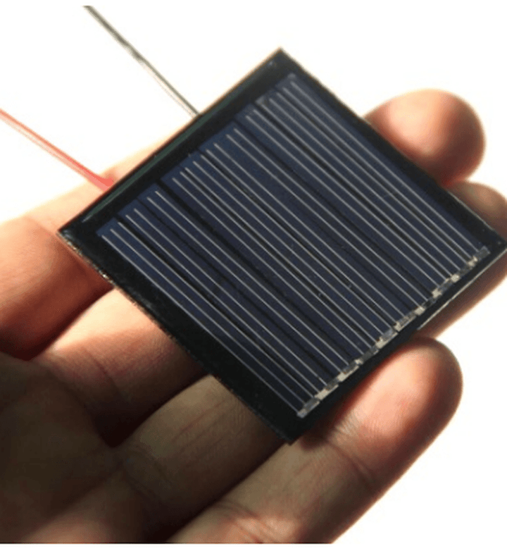 LEORY 0.25W 5V 45*45Mm Mini Polysilicon Solar Panel Epoxy Board with Wire - MRSLM