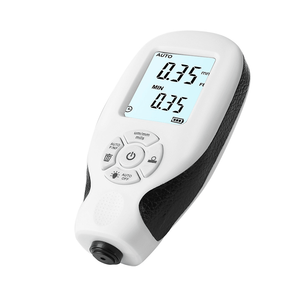 HW300 Digital Thickness Gauge Meter Ultrasonic Film Mini Car Coating Measuring Tools with Backlight LCD Display - MRSLM