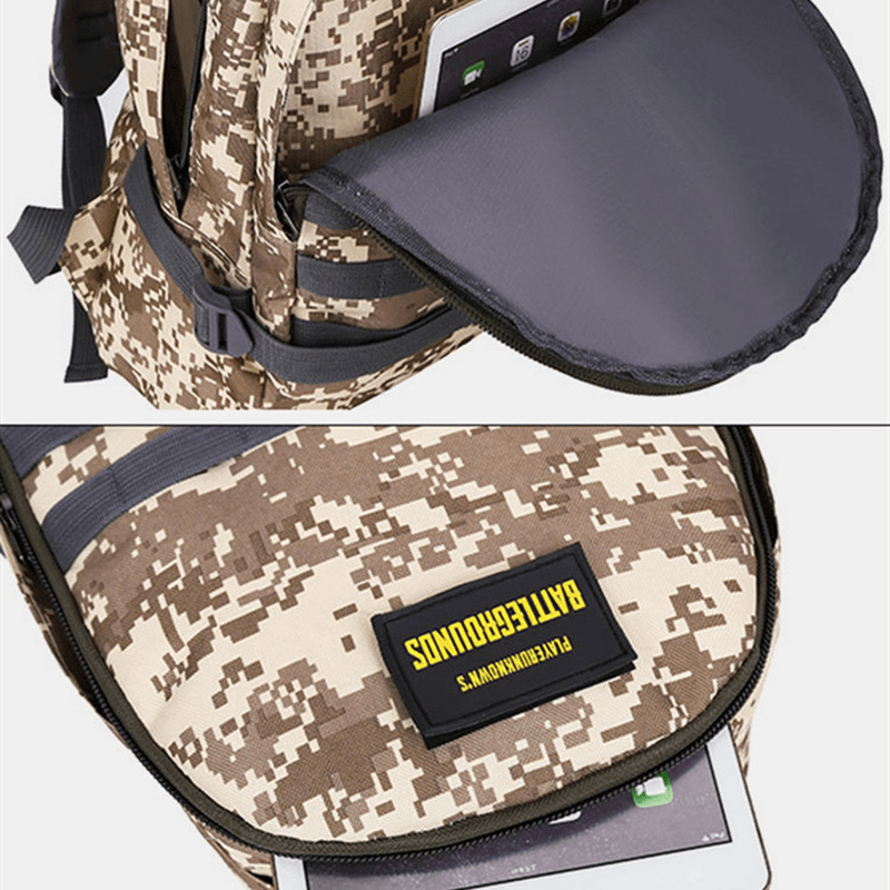 Unisex Camouflage Oxford Cloth Student School Bag Fashion Game Trend Backpack - MRSLM