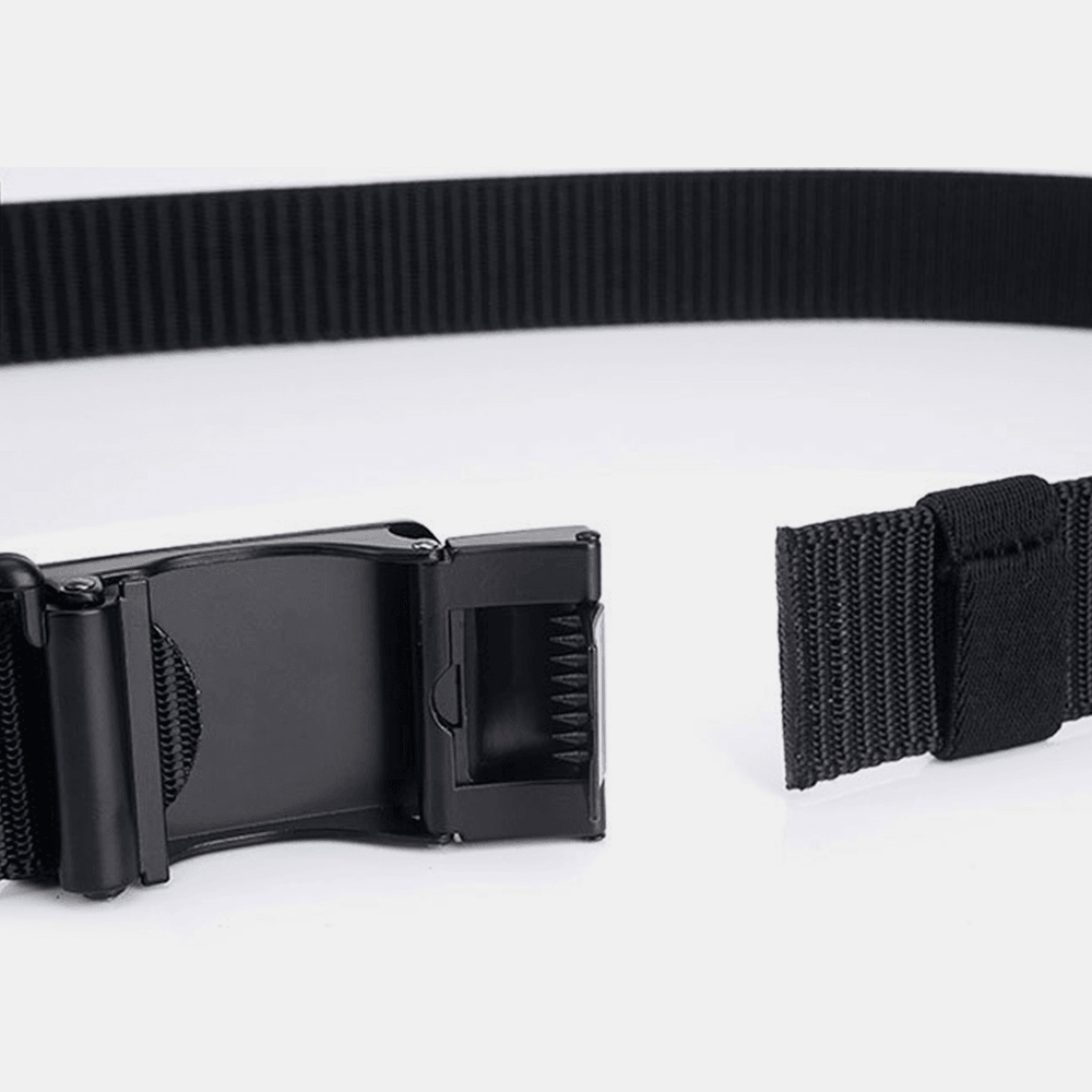 Men Woven Nylon 120Cm Car Pattern Automatic Buckle Wear-Resistant Breathable Business Casual Belts - MRSLM