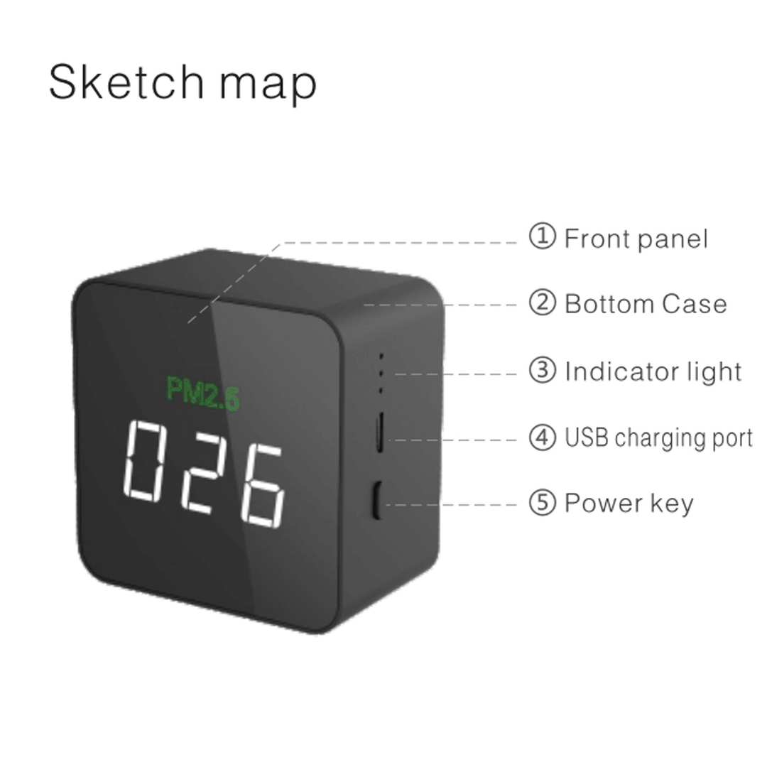 Portable Digital PM2.5 Detector Air Quality Monitor Meter Tester - MRSLM