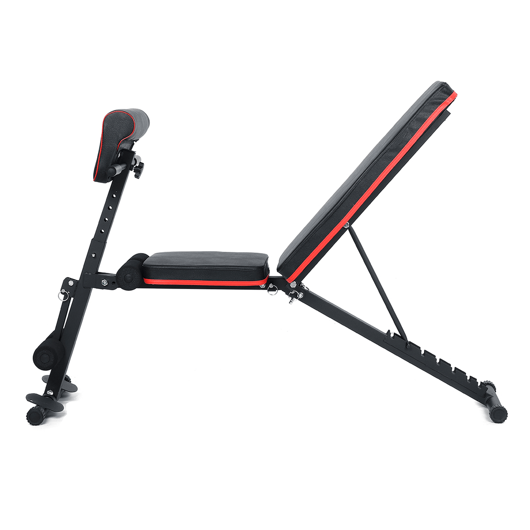 Fitness Dumbbell Bench Multi-Function Sit-Ups Bench Exercise Auxiliary Device Workout Bench Chair Home Gym Max Load 350Kg - MRSLM