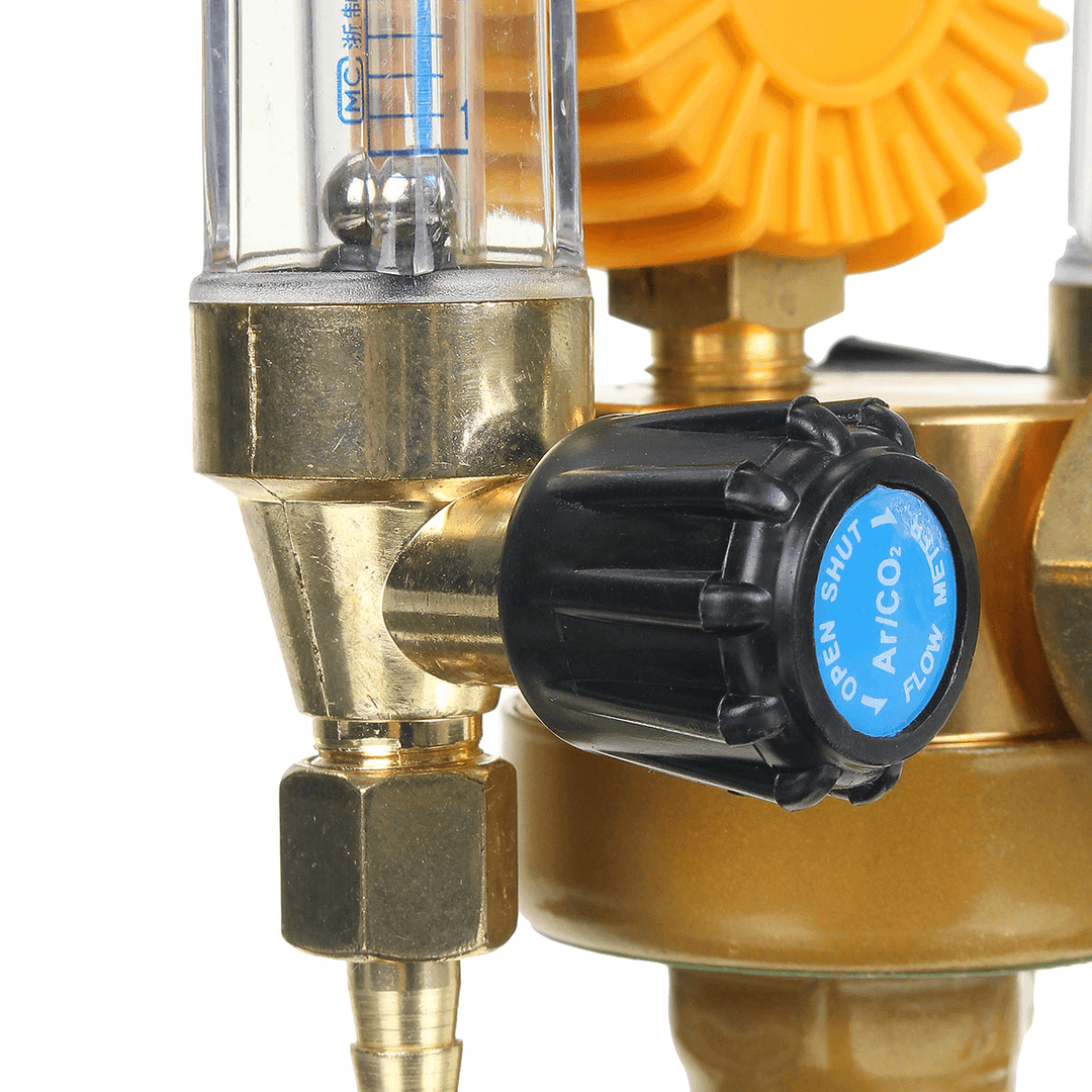 Argon Pressure Reducing Regulator Pressure Gauge 2 Tube Mig Tig Flow Meter Control Valve - MRSLM