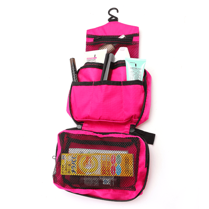 Waterproof Portable Makeup Travel Toiletry Organizer Hanging Wash Cosmetic Bag - MRSLM