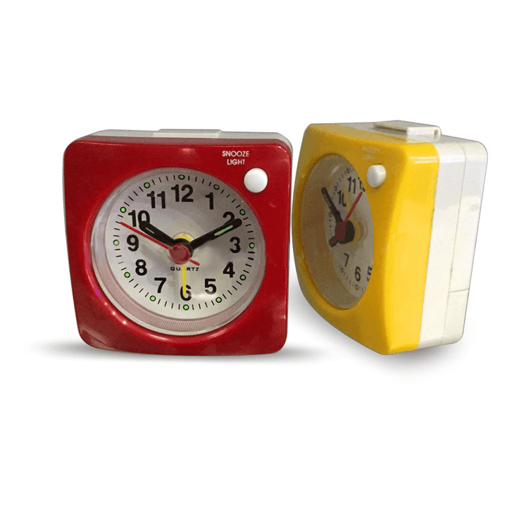 VST Ultra Small Alarm Clock Beeper Alarm Silent Sweep with Nightlight and Snooze - MRSLM