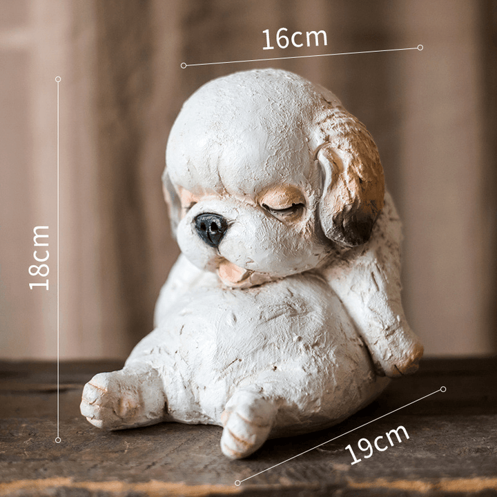 Sleepy Cute Pet Resin Ornaments, Dogs, Koalas, Sloths, Sweet Gifts, Valentine'S Day Grocery Garden - MRSLM