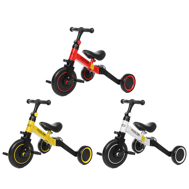 2-In-1 Kid Tricycle Adjustable Pedals Bike Toddler Children Balance Bicycle for 1-3 Years Old - MRSLM