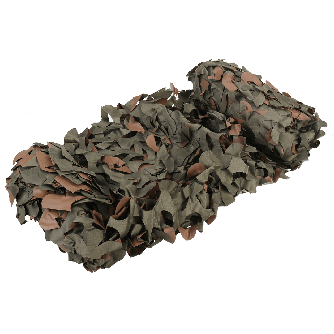 Multi-Size Camo Net Quick Dry Waterproof Camouflage Netting Reversible Green/Brown for Hunting/Shooting - MRSLM