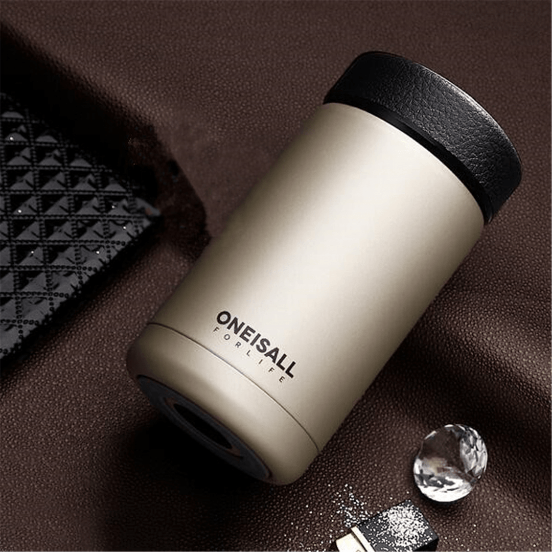 400Ml Stainless Steel Vacuum Flask Water Bottle Thermos Coffee Travel Mug Cup - MRSLM