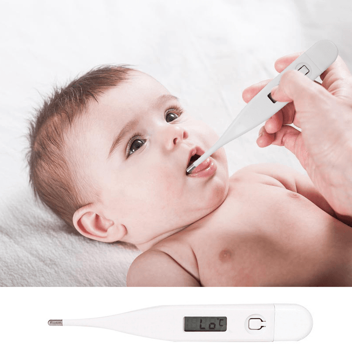 Digital LCD Electronic Thermometer °C / °F Baby Boy Girl Body Temperature Checking Safe Oral Digital Thermometers Kids Health Care Tool - MRSLM