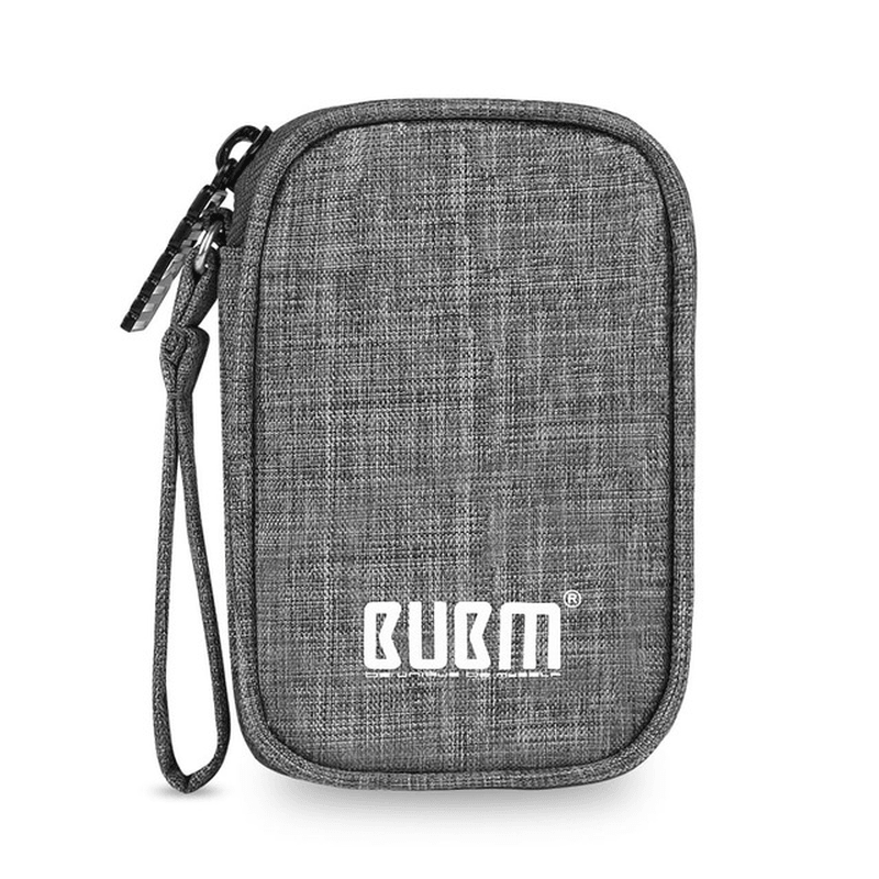 BUBM Travel Carrying Case for Small Electronics and Accessories Earphone Earbuds Cable Change Purse - MRSLM