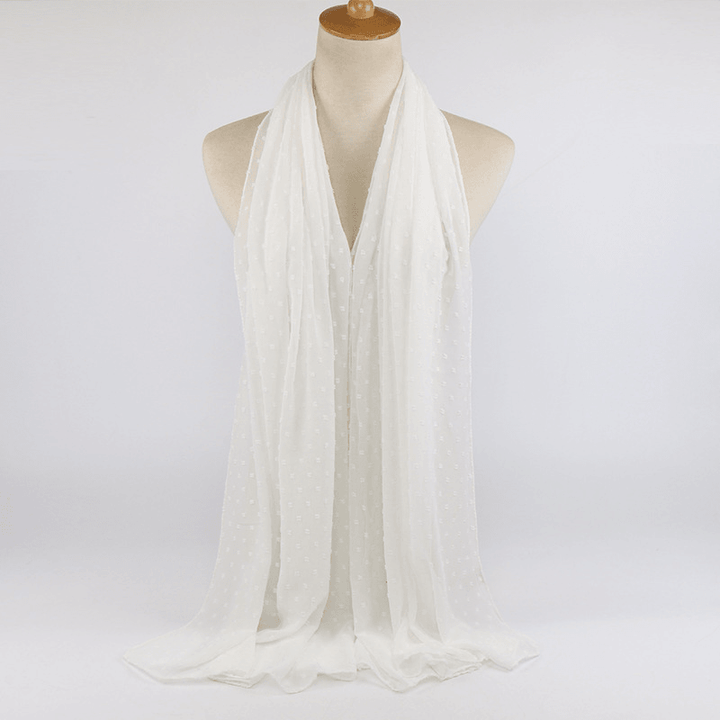 Thick Chiffon Long Scarf - MRSLM