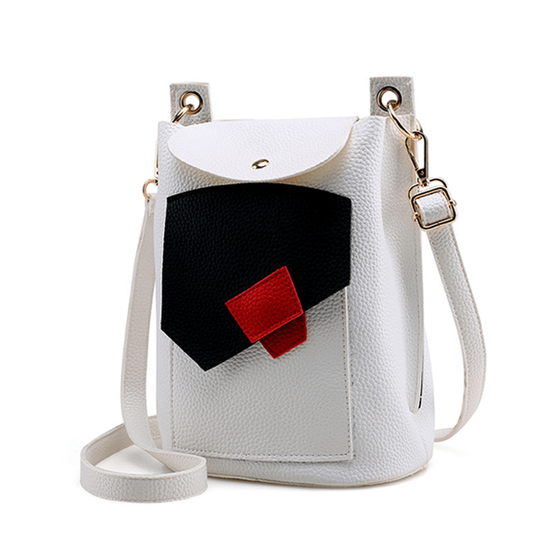 Women PU Leather Cute Phone Bag Trendy Mini Crossbody Shoulder Bag - MRSLM