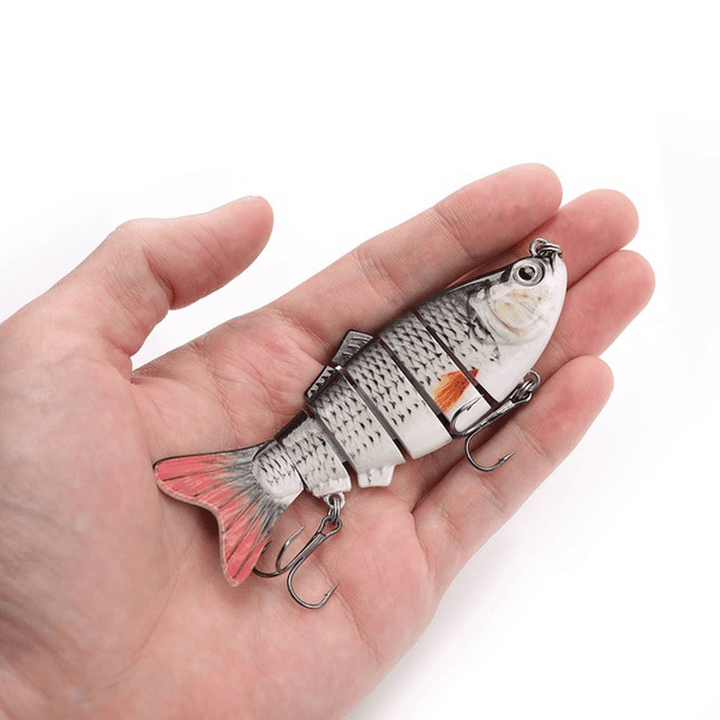 ZANLURE 10Cm 15G Corrosion Resistant Freshwater and Seawater Universal Simulation Bait Multi-Section Lures Submerged Fishing Lures Fishing Lures - MRSLM