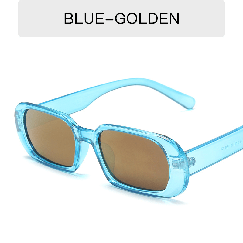 Retro Small Frame Sunglasses Female Candy Color Colorful Fashion Sunglasses - MRSLM