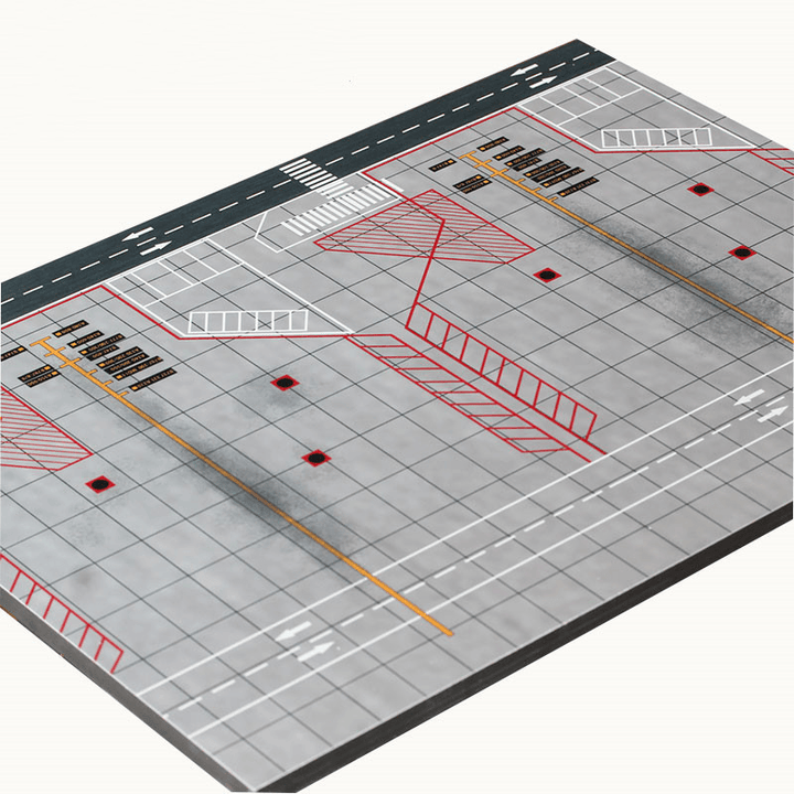 1To400 Aircraft Airport Double-Seat Apron Wooden Simulation Model Decoration - MRSLM