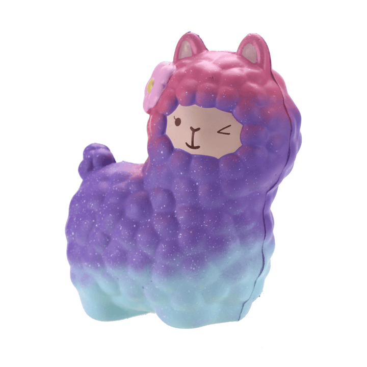 Vlampo Squishy Alpaca 17X13X8Cm Licensed Slow Rising Original Packaging Collection Gift Decor Toy - MRSLM